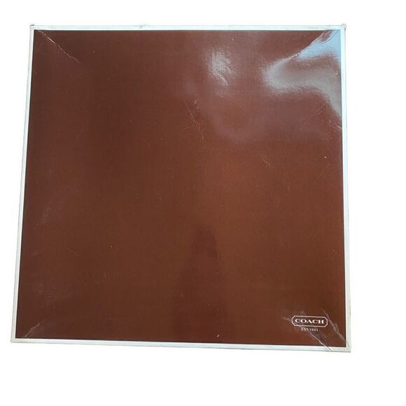 New in box, coach, cricket, leather, white, and coral satchel bag ￼A099813601 - Picture 11 of 14